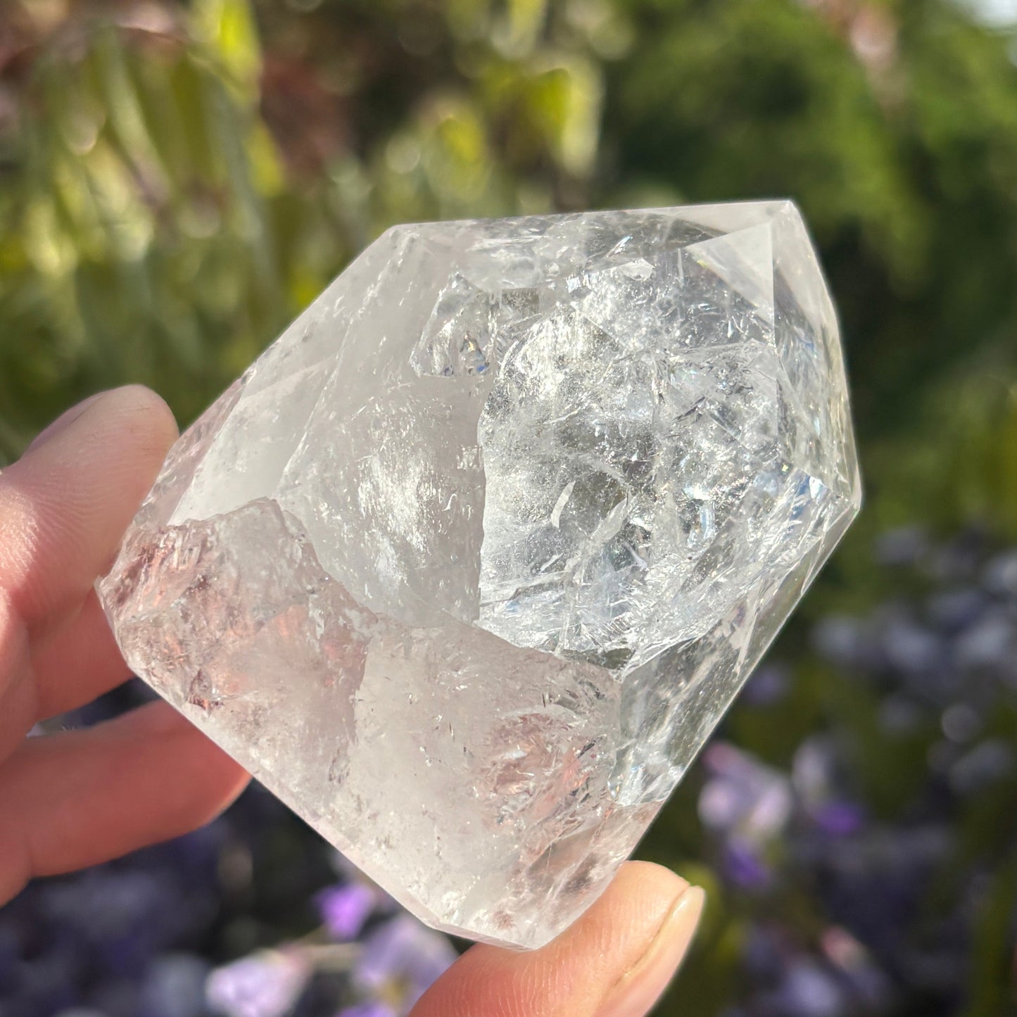 Crackled Clear Quartz Point 188g - Aether & Element