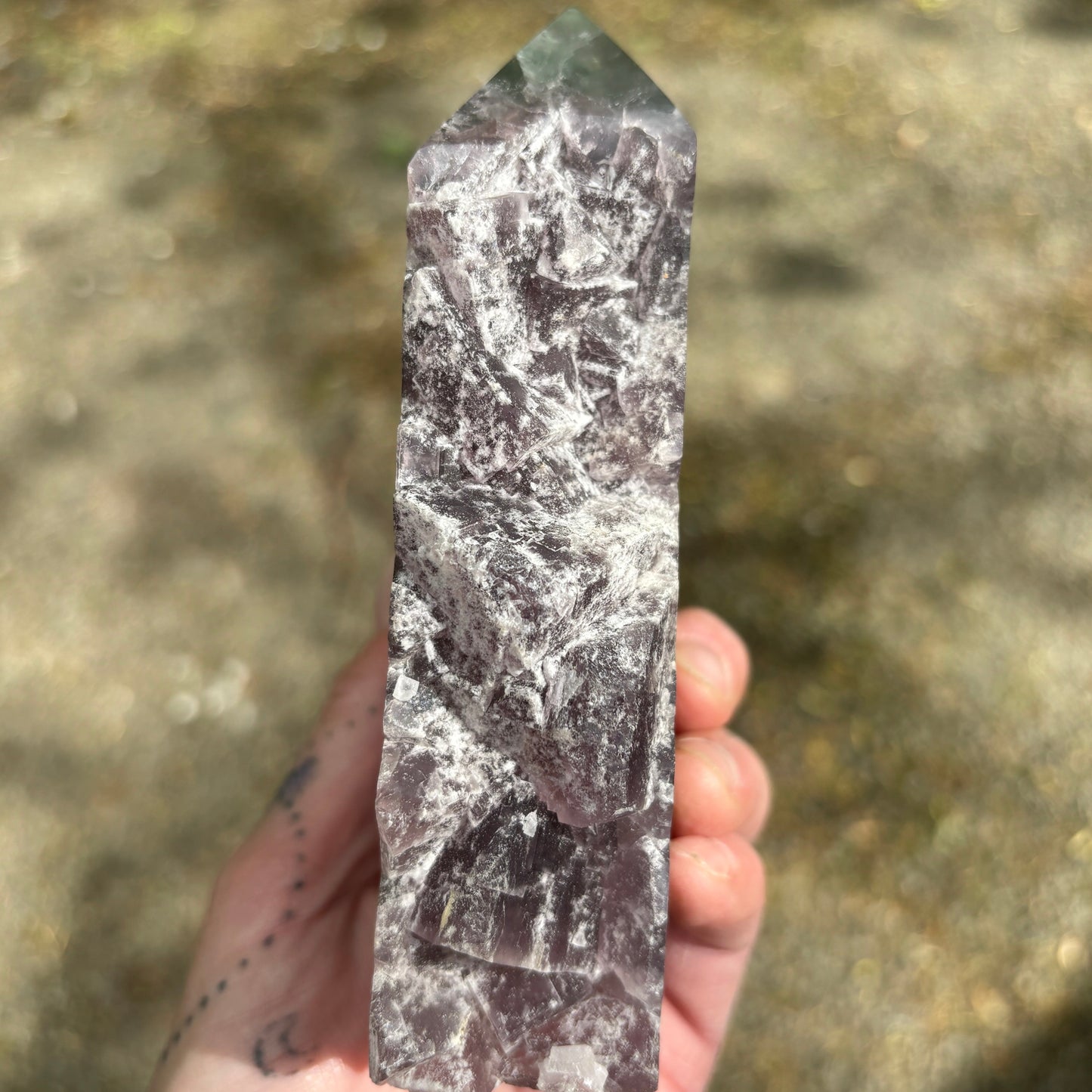 Large Rainbow Fluorite Slab - Aether & Element