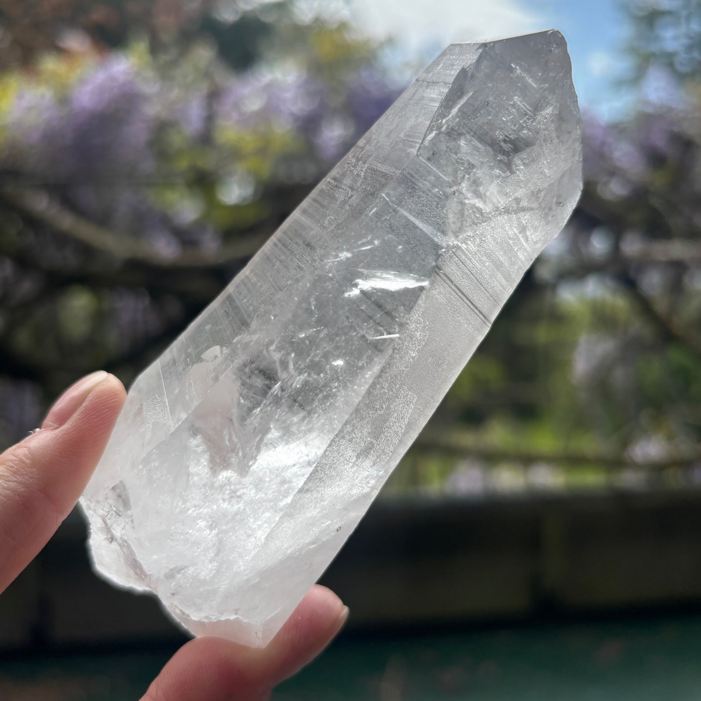 Lemurian Quartz Raw Crystal from Brazil 281g