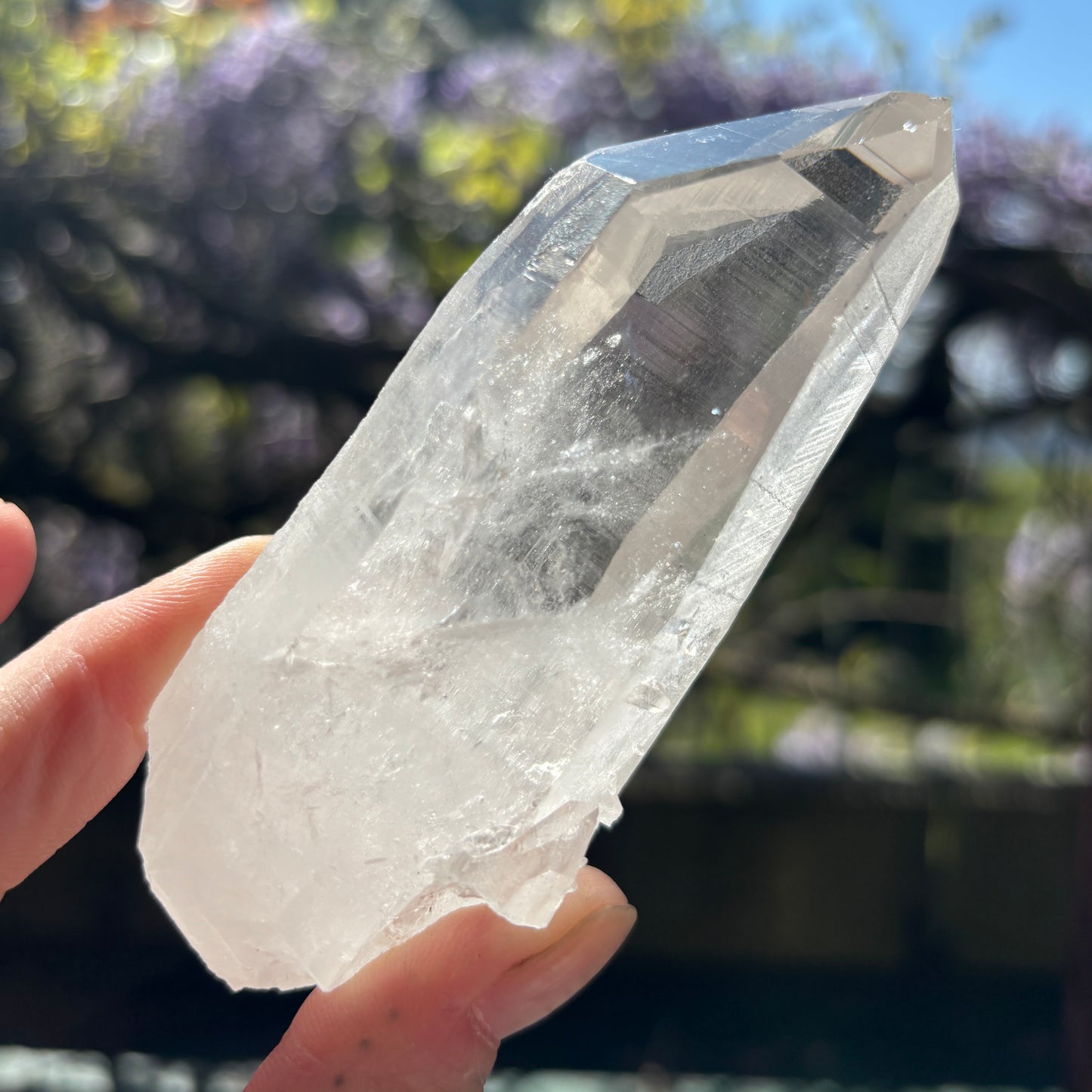 Lemurian Quartz Raw Crystal from Brazil 255g