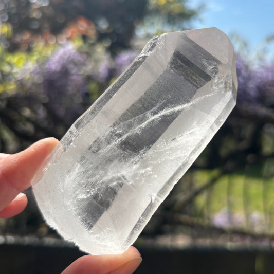 Lemurian Quartz Raw Crystal from Brazil 258g