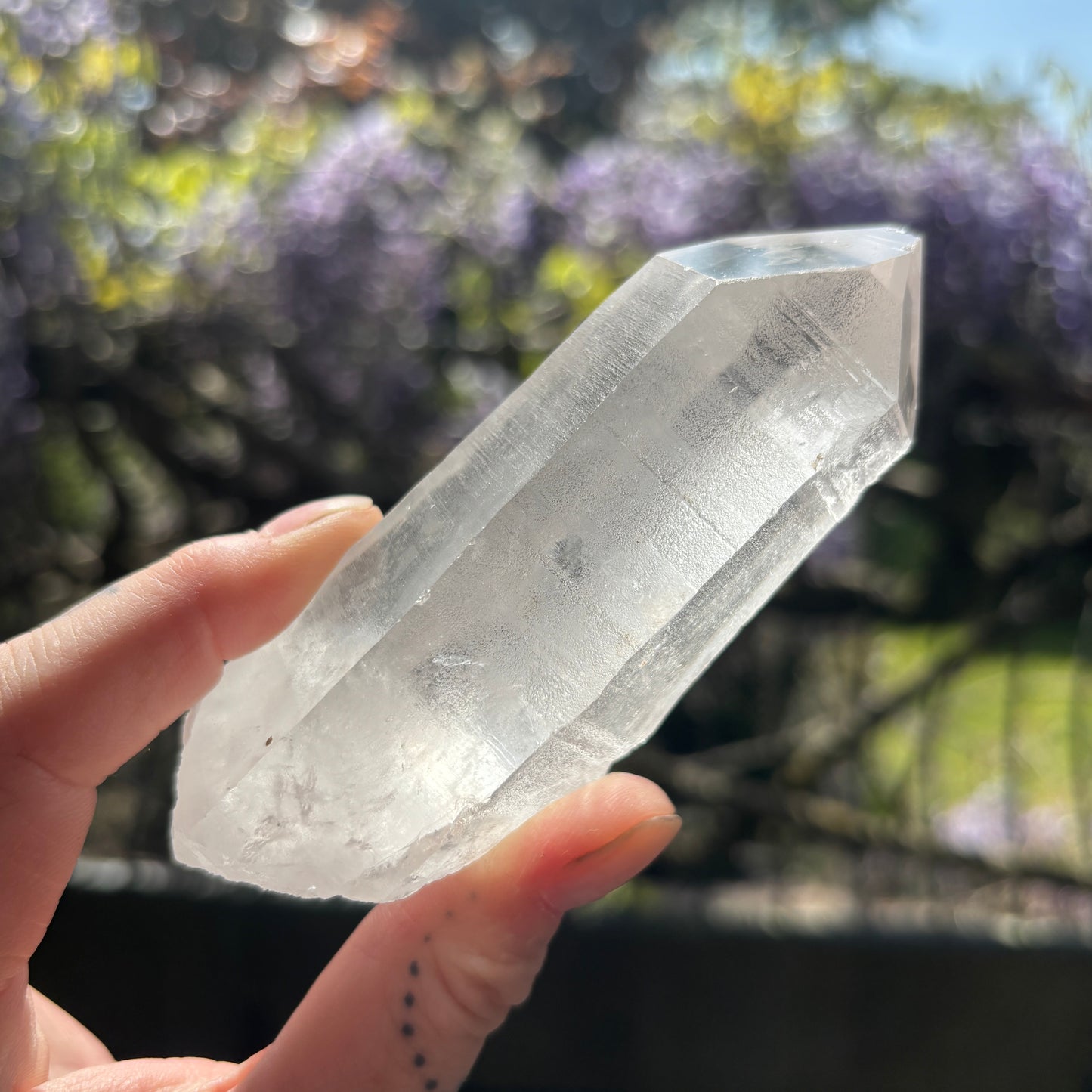 Lemurian Quartz Raw Crystal from Brazil 258g
