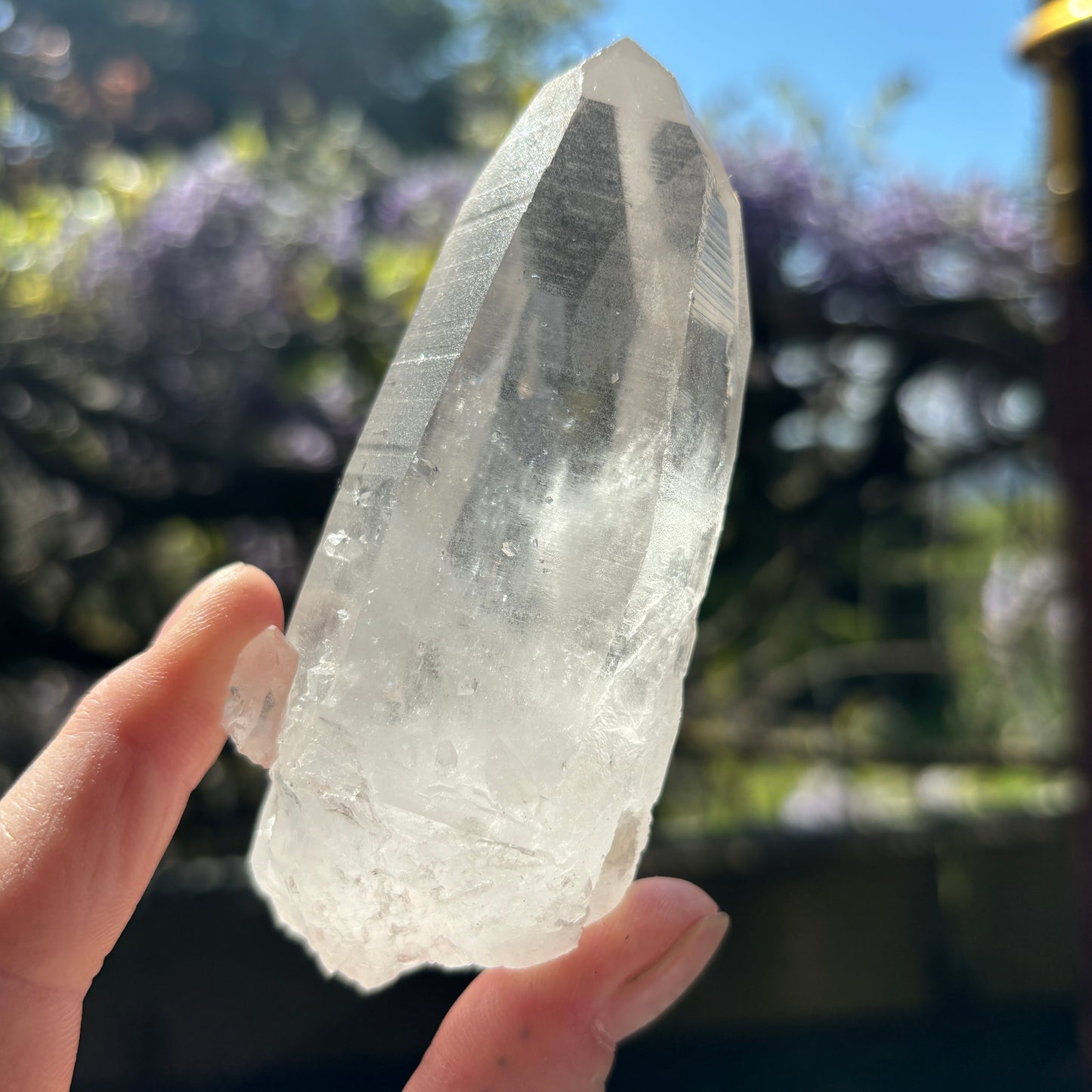 Lemurian Quartz Raw Crystal from Brazil 255g