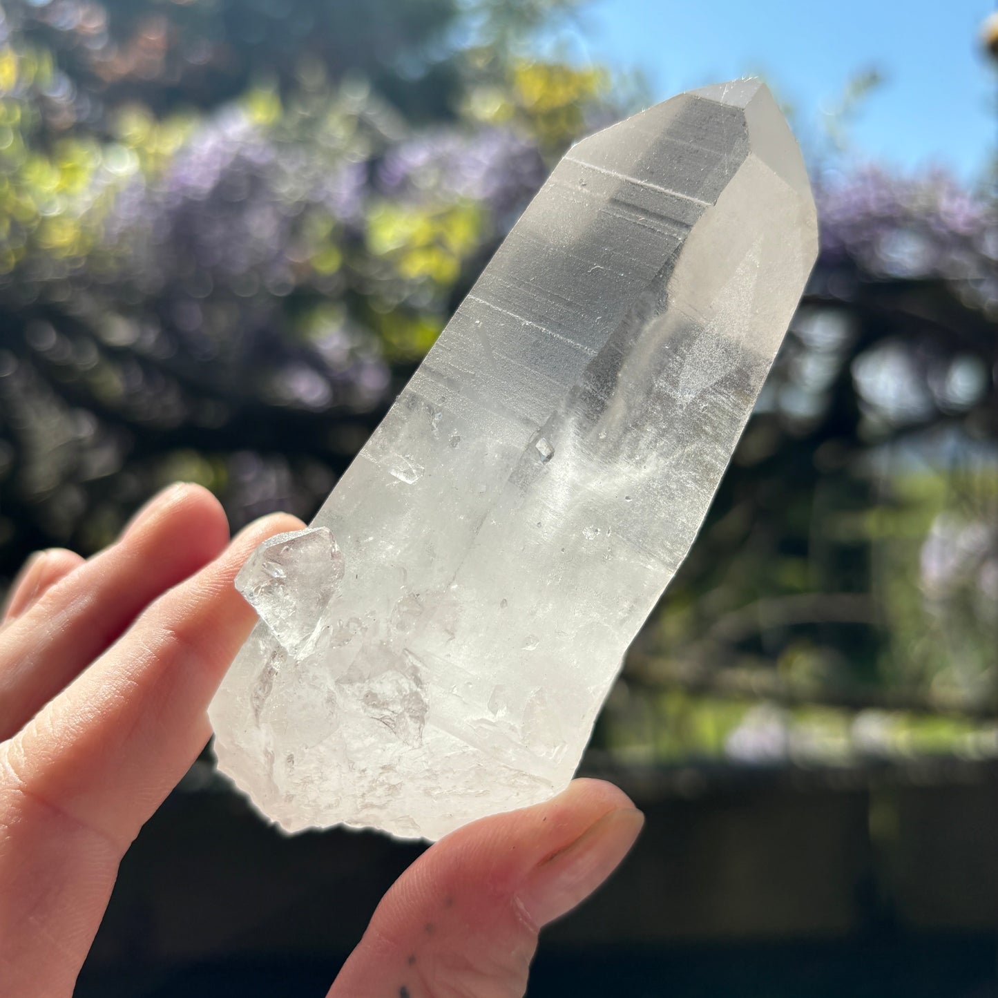 Lemurian Quartz Raw Crystal from Brazil 255g