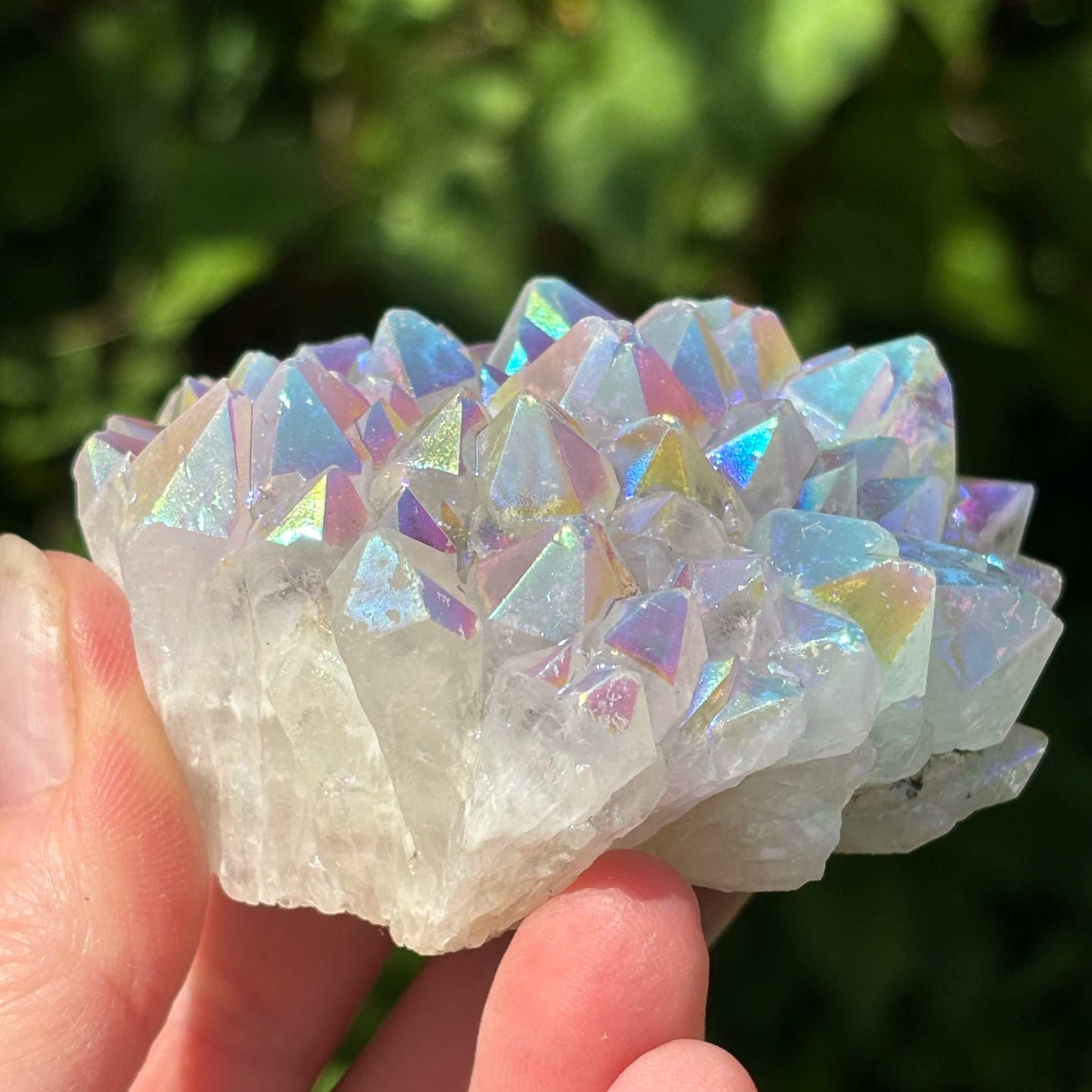 Angel Aura Quartz Cluster | B - Aether & Element