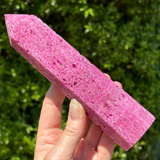 Large Honeycomb Ruby Tower Point | F - Aether & Element