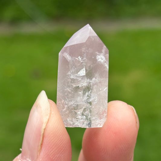 Baby Pink Lithium Quartz Point | N - Aether & Element