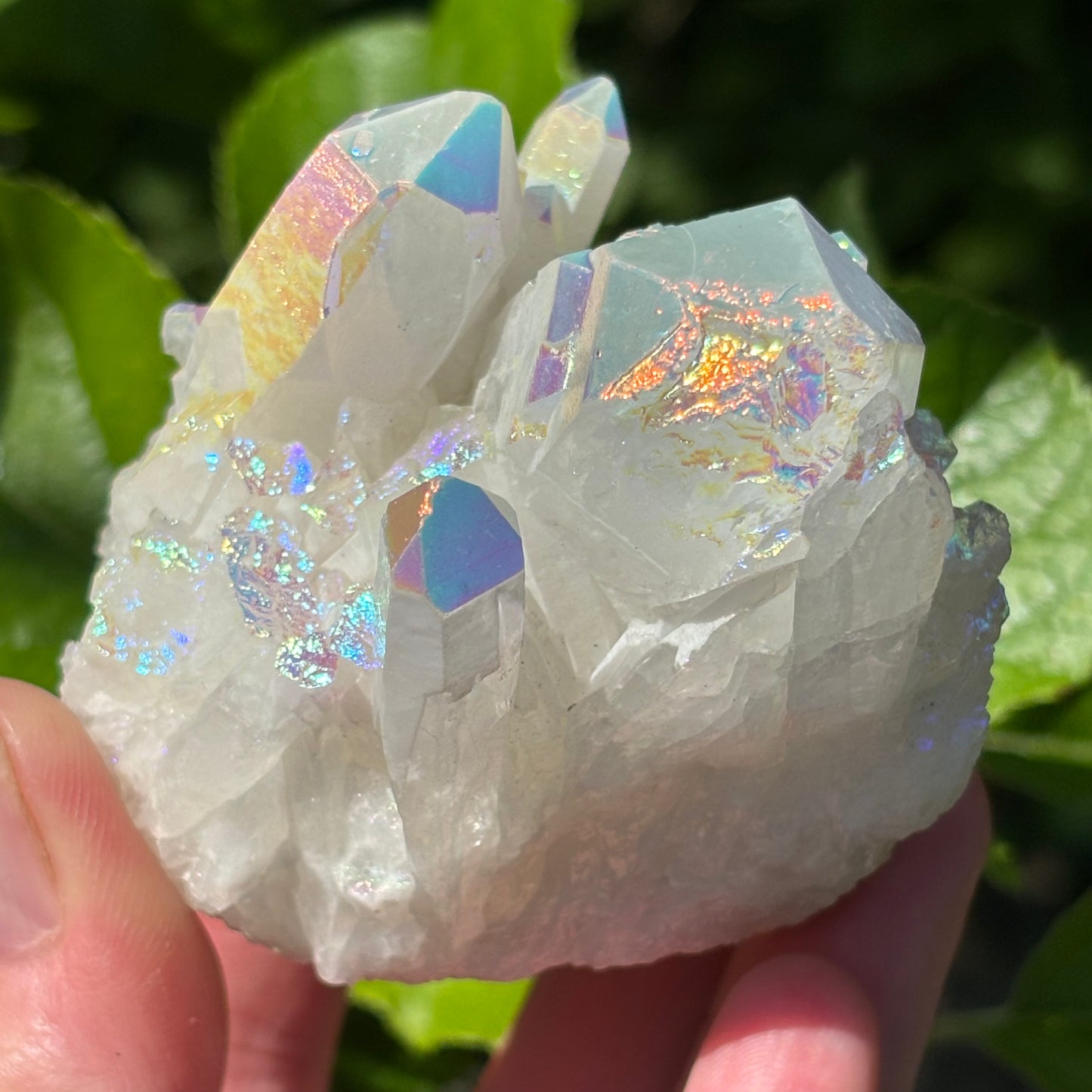 Angel Aura Quartz Cluster | E - Aether & Element