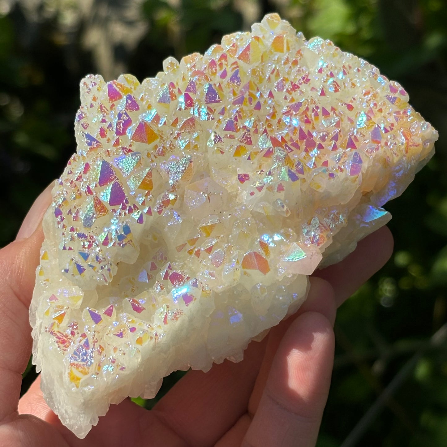 Angel Aura Quartz Cluster | F - Aether & Element