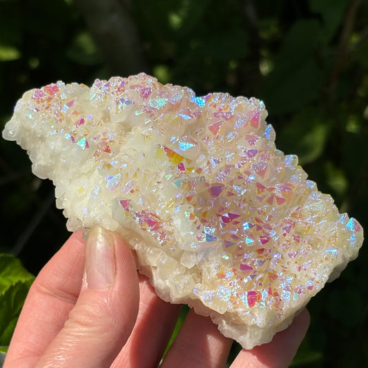 Angel Aura Quartz Cluster | F - Aether & Element