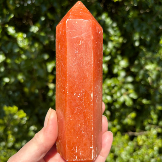 Red Selenite Tower - Aether & Element