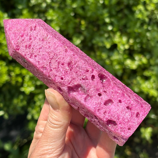 Large Honeycomb Ruby Tower Point | C - Aether & Element
