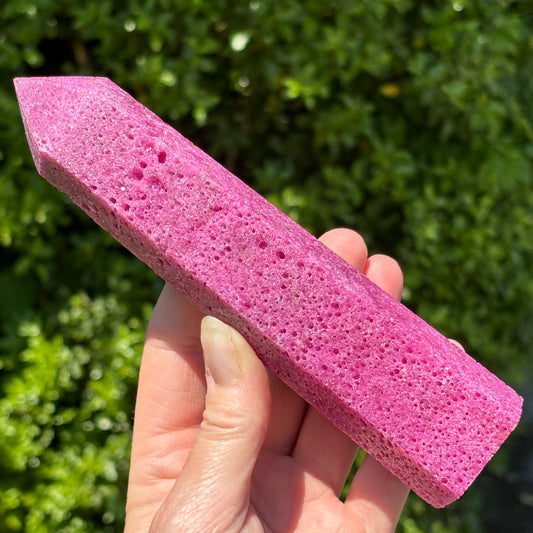 Large Honeycomb Ruby Tower Point | D - Aether & Element