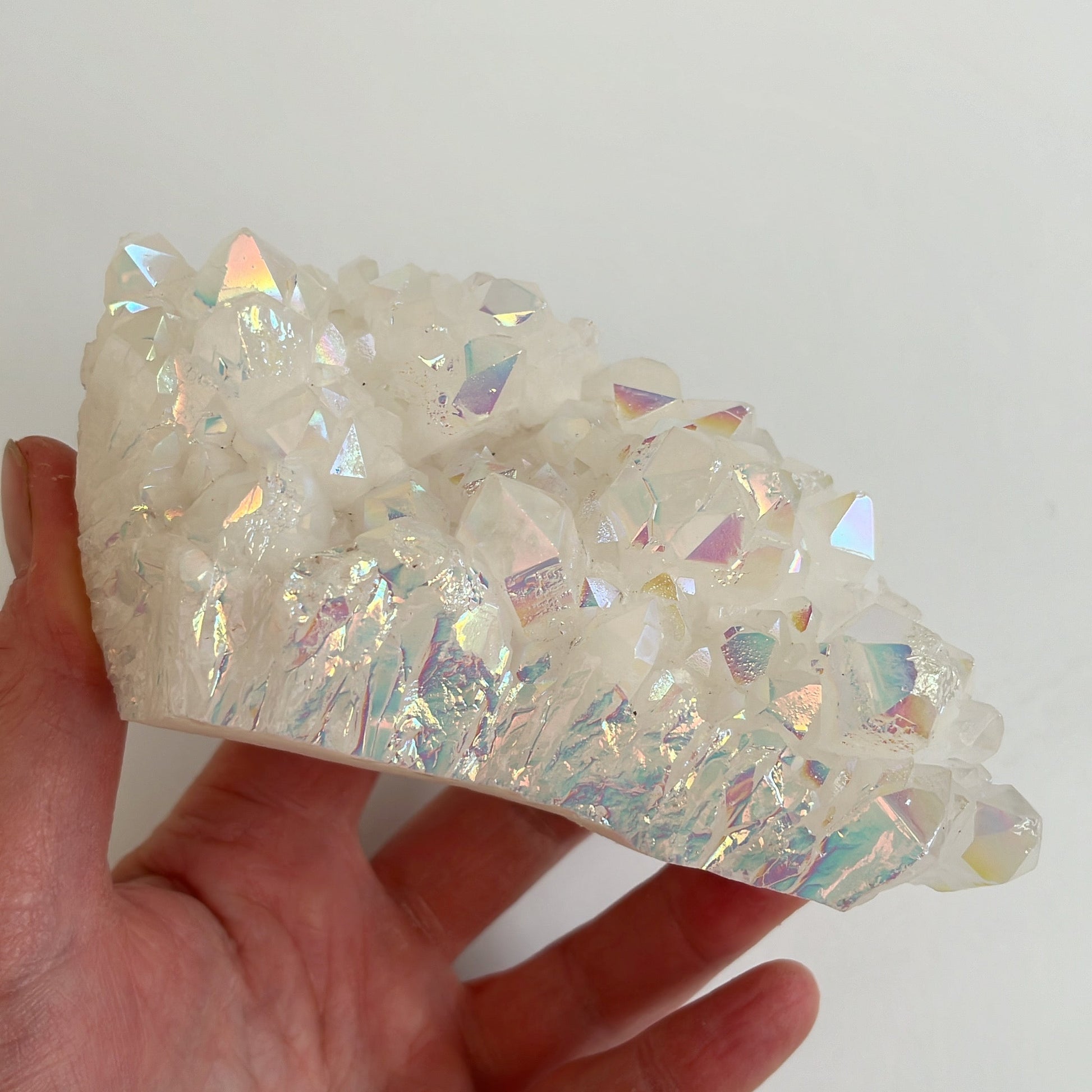 Angel Aura Quartz Cluster | A - Aether & Element