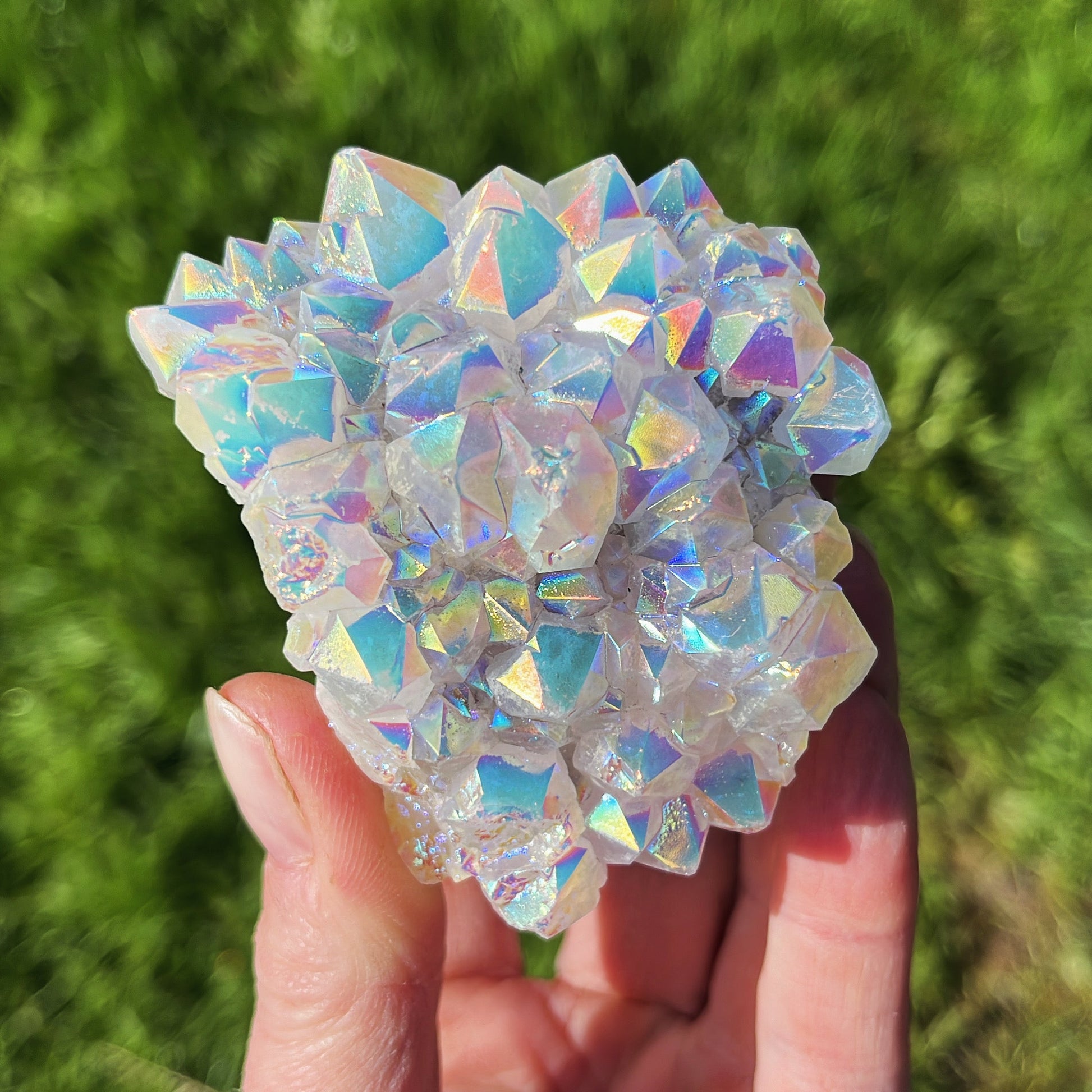 Angel Aura Quartz Cluster | B - Aether & Element