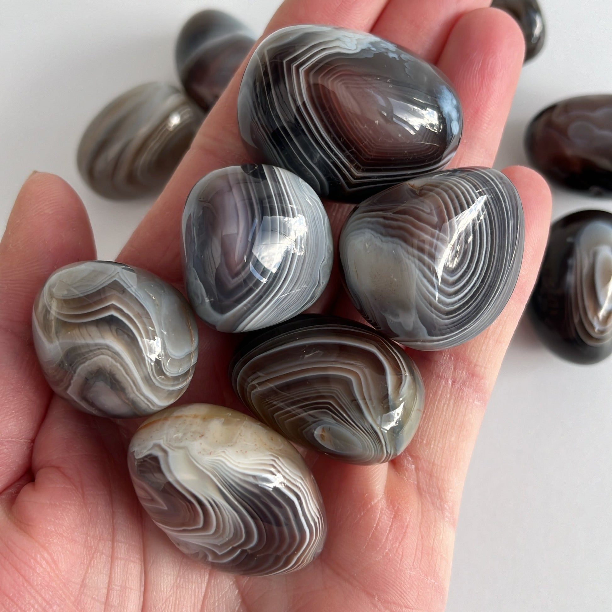 Botswana Agate Tumblestone - Aether & Element