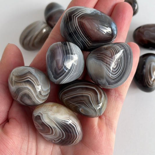 Botswana Agate Tumblestone - Aether & Element