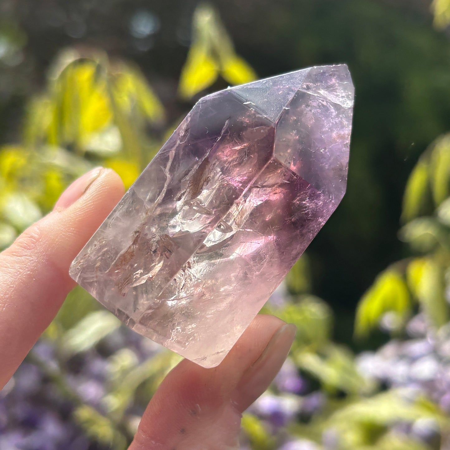 Brazilian Phantom Amethyst Point 121g - Aether & Element