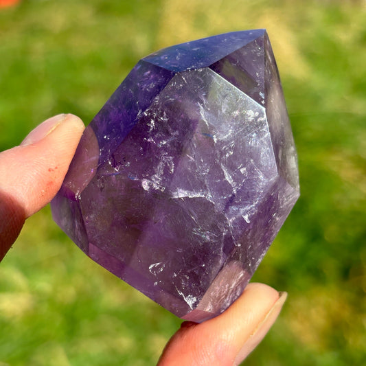 Brazilian Phantom Amethyst Point 136g - Aether & Element
