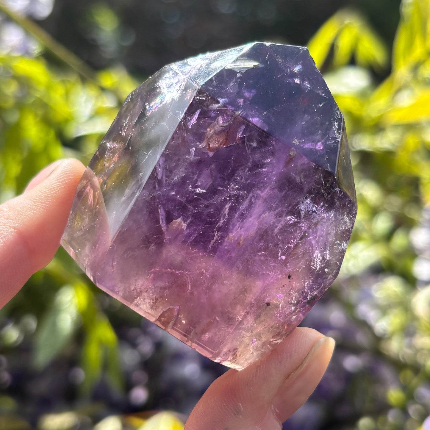 Brazilian Phantom Amethyst Point 160g - Aether & Element