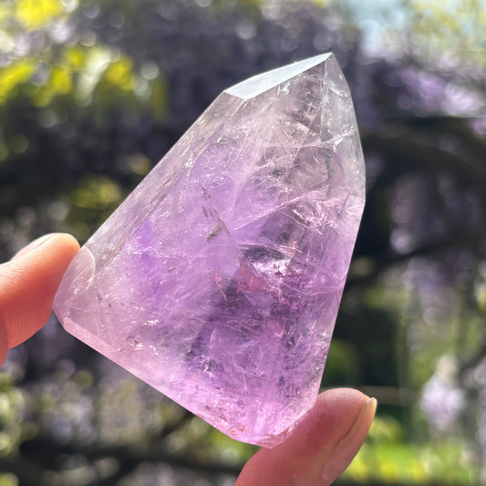 Brazilian Phantom Amethyst Point 160g - Aether & Element