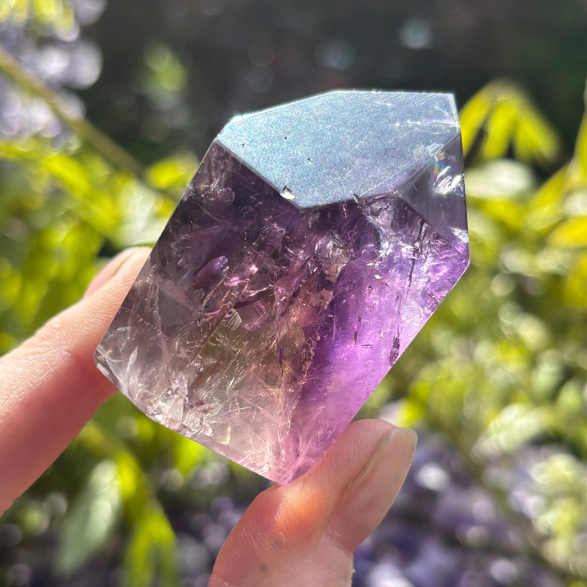 Brazilian Phantom Amethyst Point 160g - Aether & Element