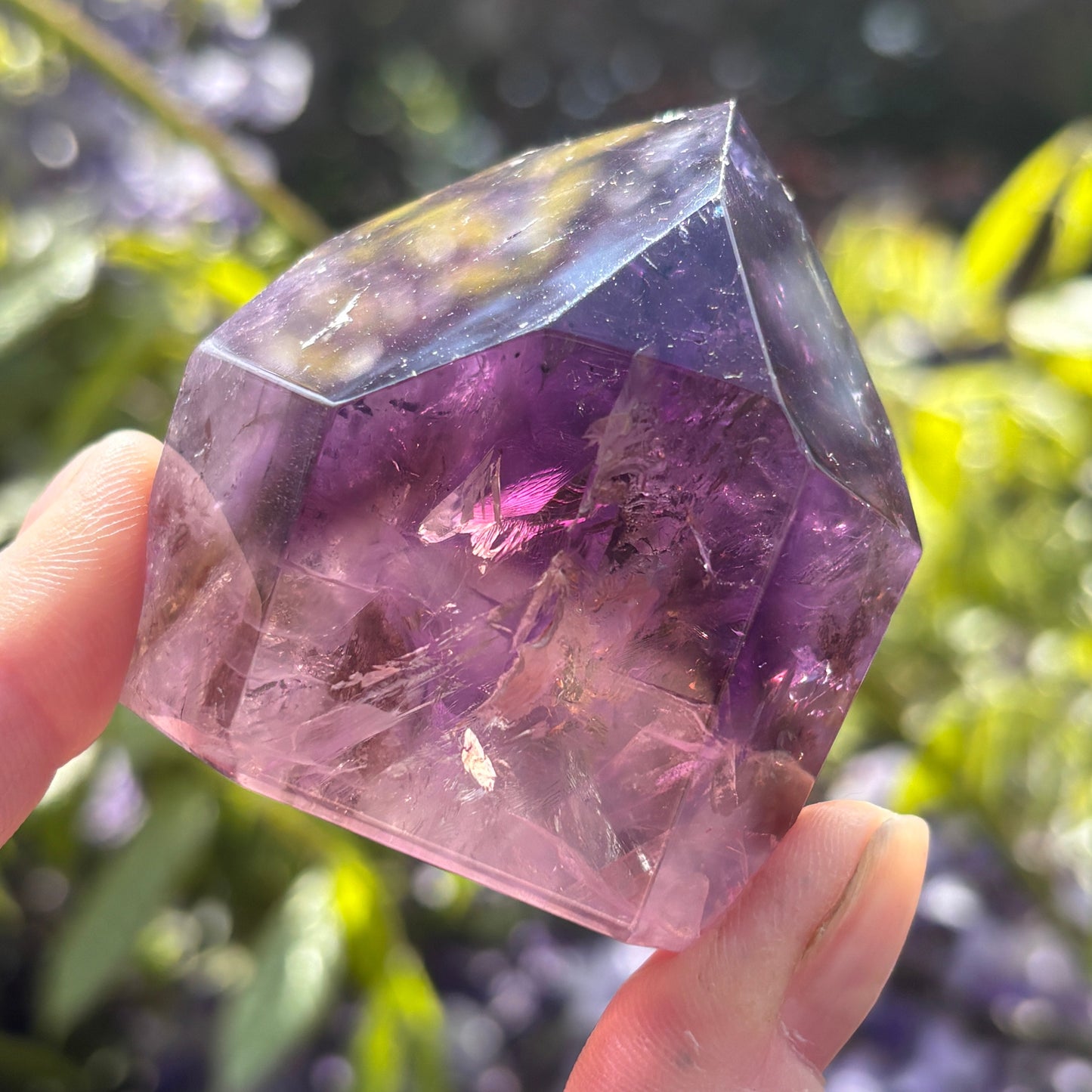 Brazilian Phantom Amethyst Point 160g - Aether & Element