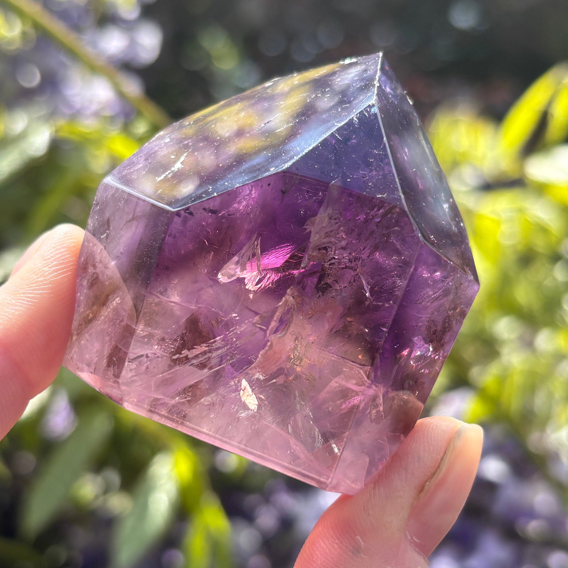 Brazilian Phantom Amethyst Point 160g - Aether & Element