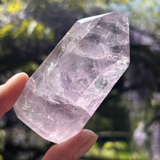 Brazilian Phantom Amethyst Point 182g - Aether & Element