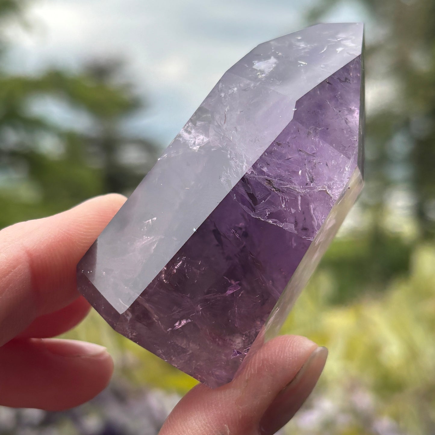Brazilian Smokey Phantom Amethyst Point 138g - Aether & Element