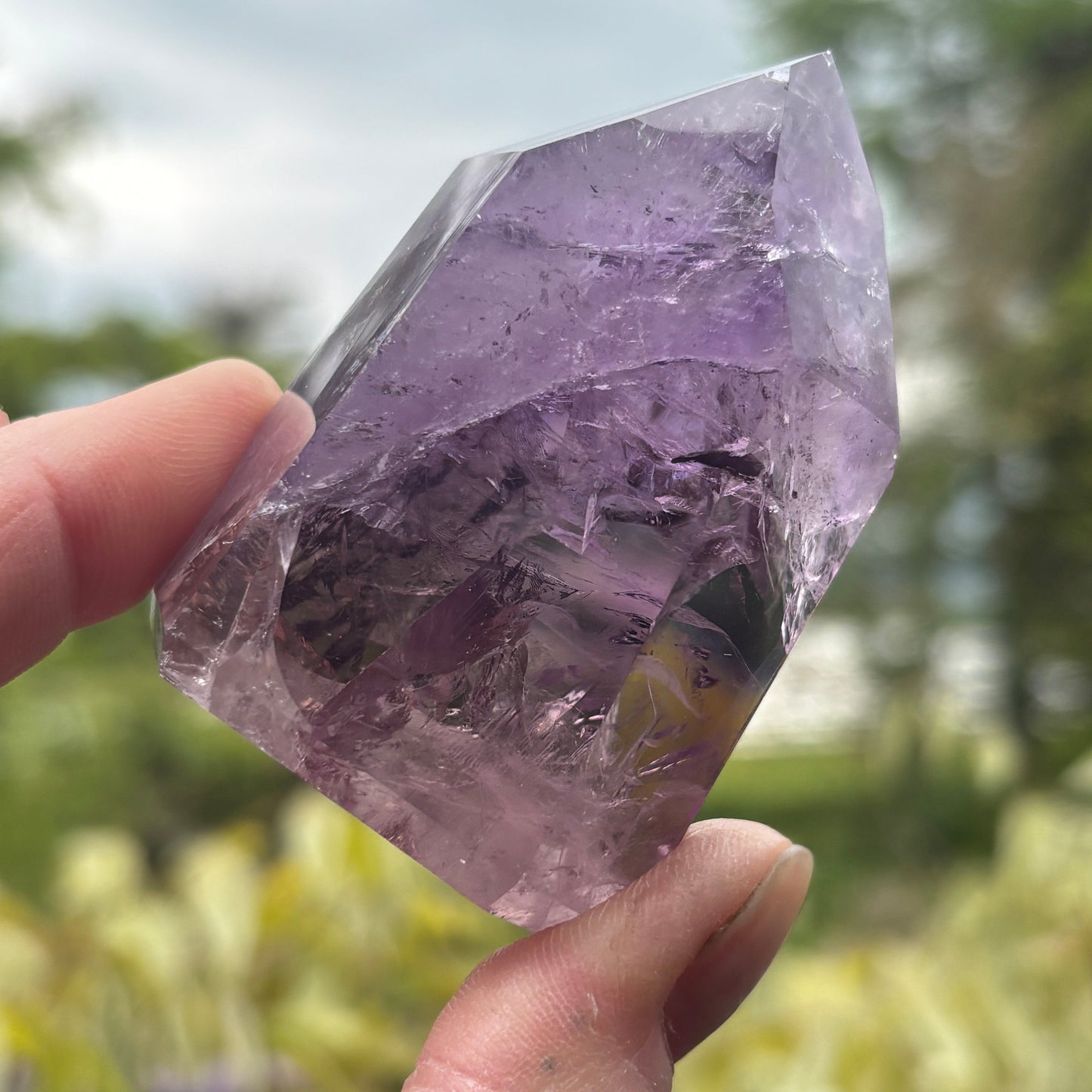 Brazilian Smokey Phantom Amethyst Point 138g - Aether & Element