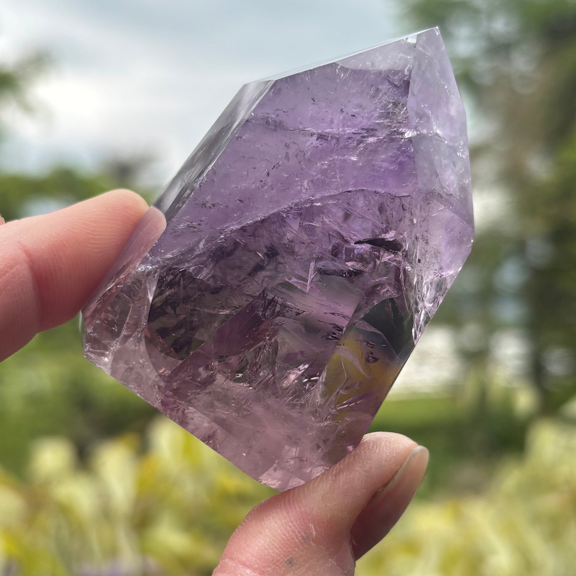 Brazilian Smokey Phantom Amethyst Point 138g - Aether & Element