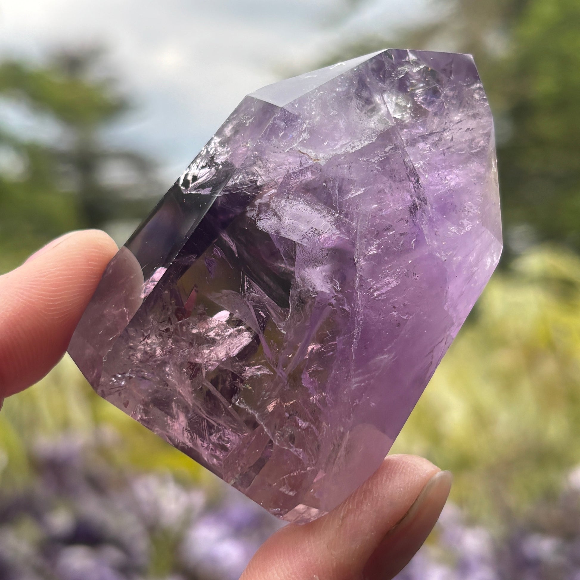 Brazilian Smokey Phantom Amethyst Point 138g - Aether & Element