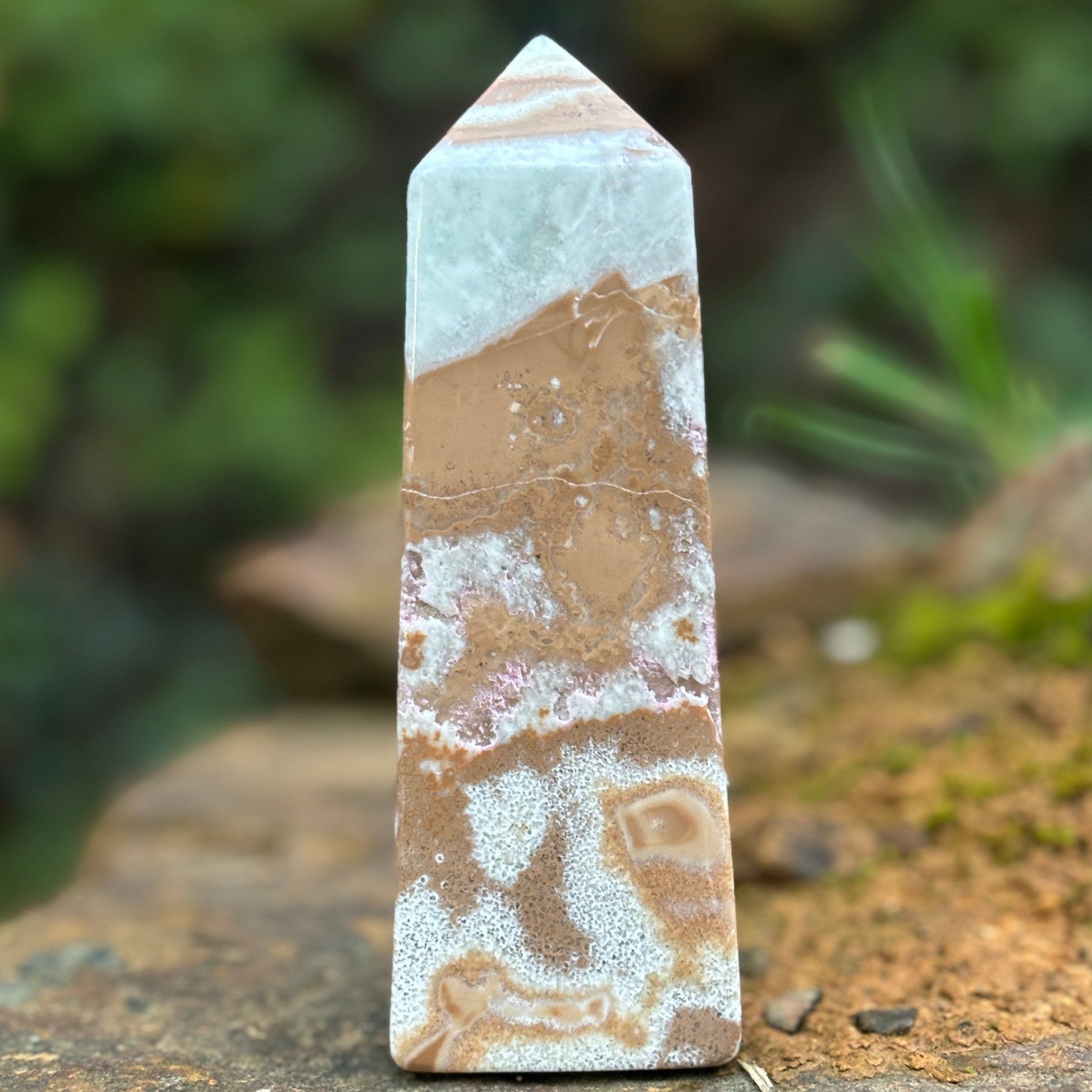 Caribbean Calcite Obelisk Tower | A - Aether & Element