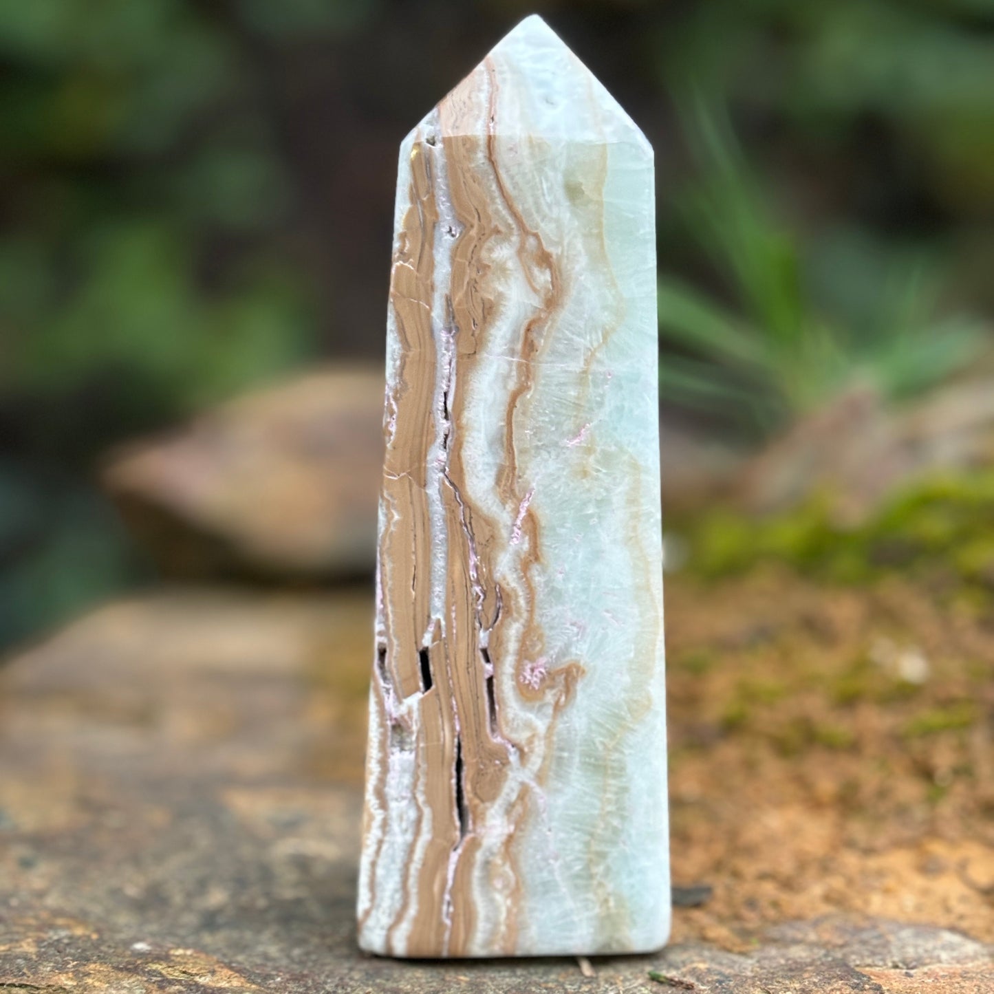 Caribbean Calcite Obelisk Tower | A - Aether & Element