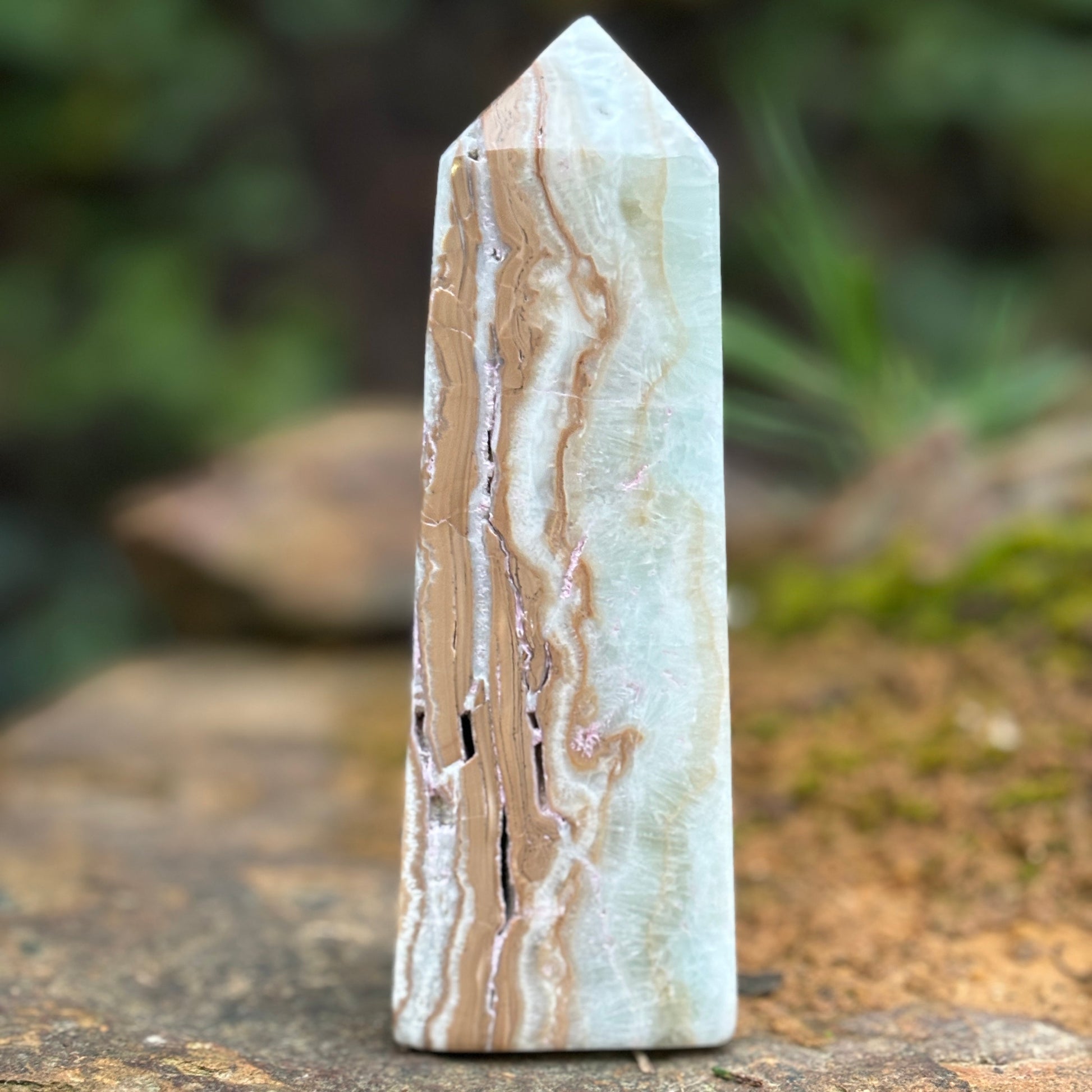Caribbean Calcite Obelisk Tower | A - Aether & Element