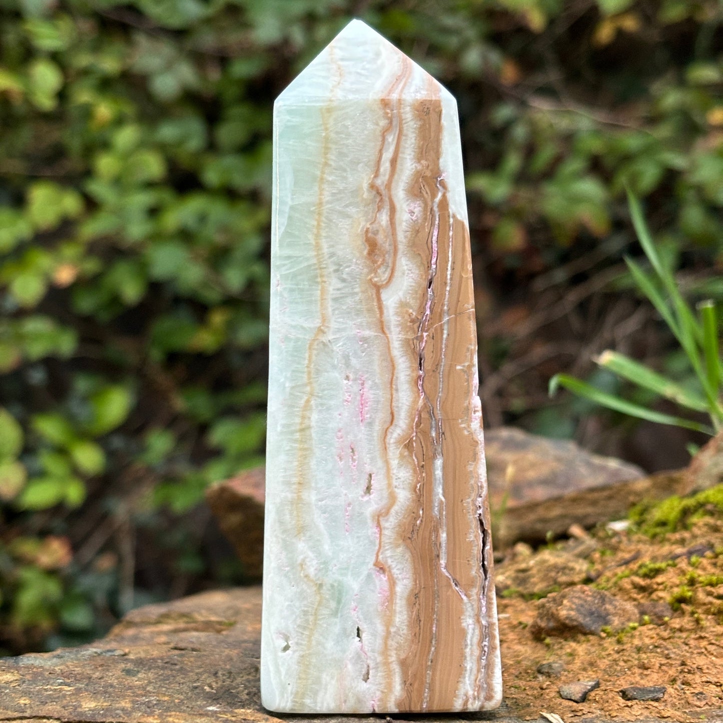 Caribbean Calcite Obelisk Tower | A - Aether & Element
