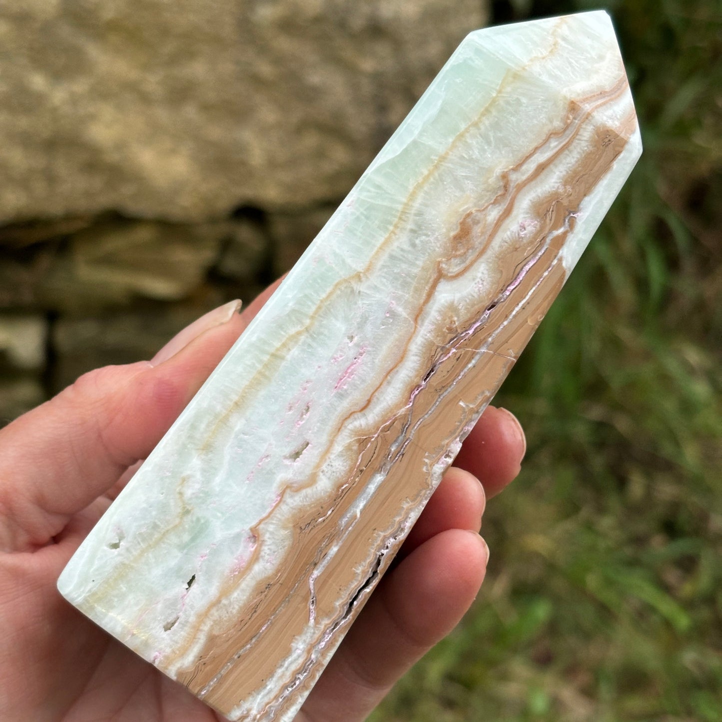 Caribbean Calcite Obelisk Tower | A - Aether & Element