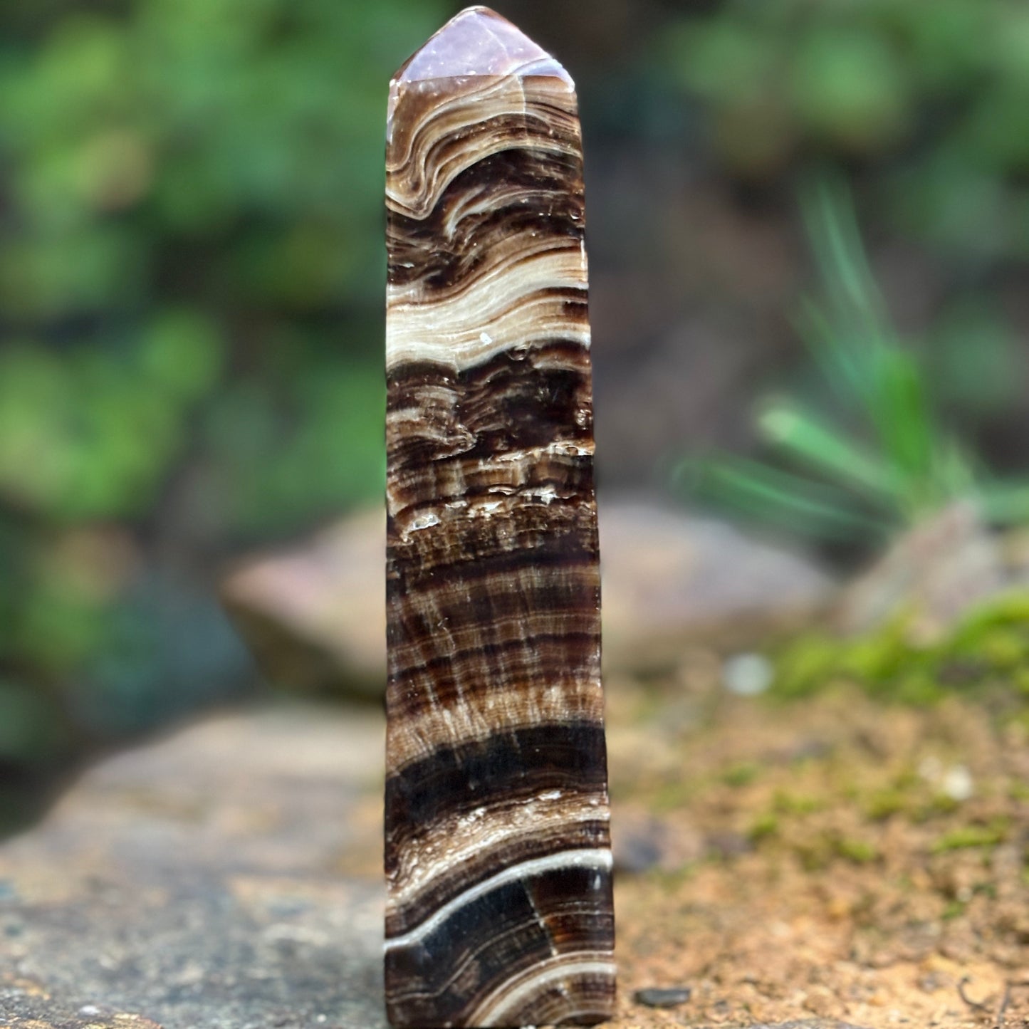 Chocolate Calcite Obelisk Tower | B - Aether & Element