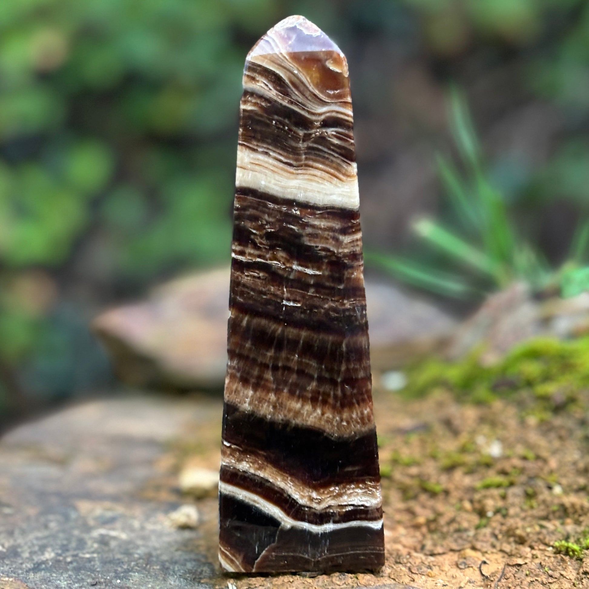 Chocolate Calcite Obelisk Tower | B - Aether & Element