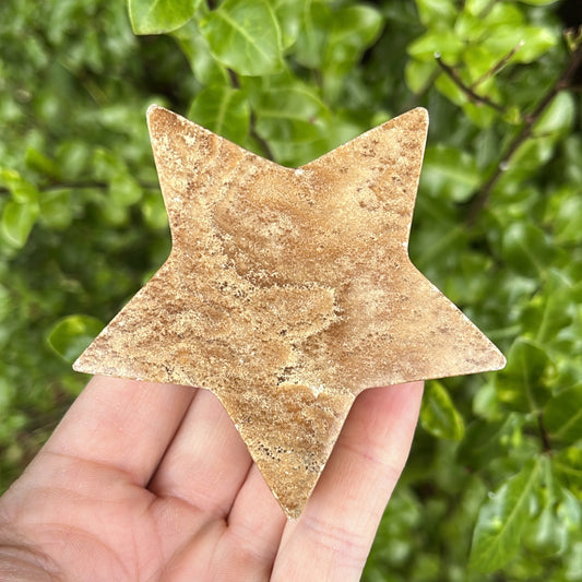 Chocolate Calcite Star | E - Aether & Element