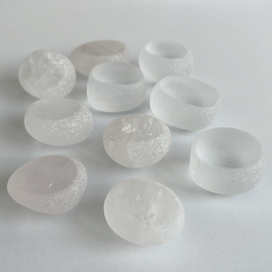 Clear Quartz Dragon Egg - Aether & Element