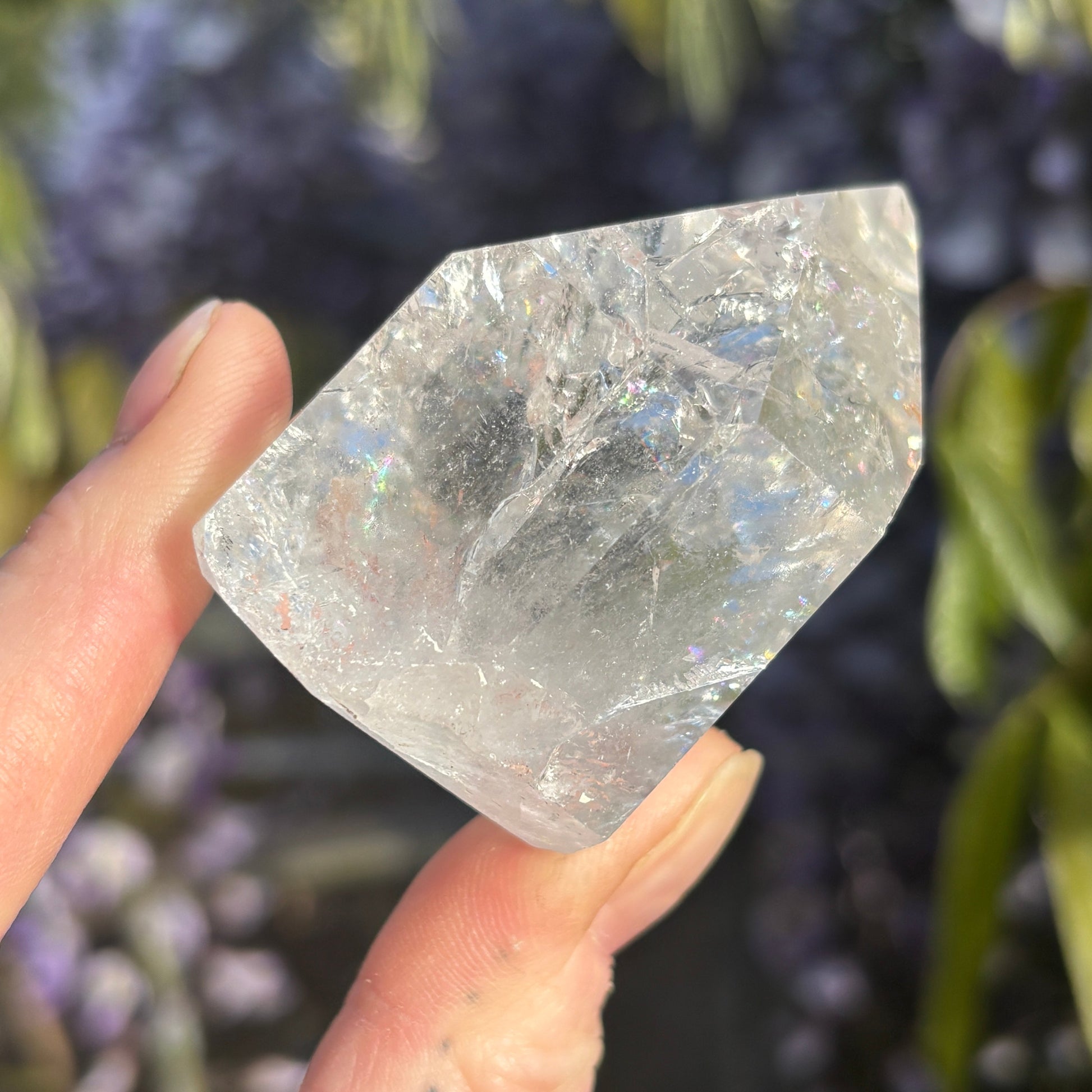 Crackled Clear Quartz Point 146g - Aether & Element