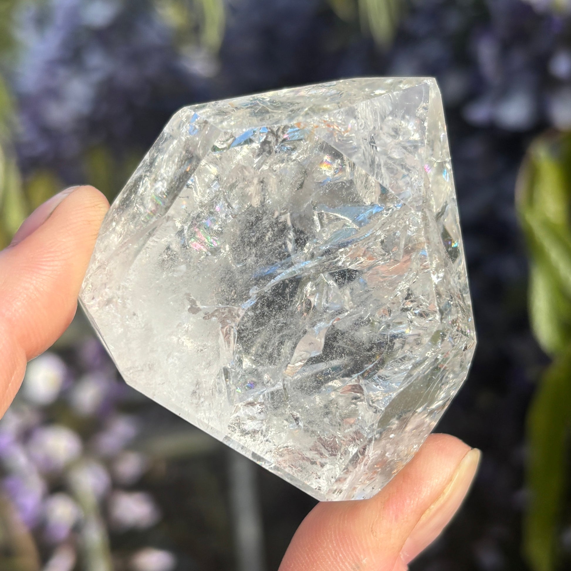 Crackled Clear Quartz Point 146g - Aether & Element