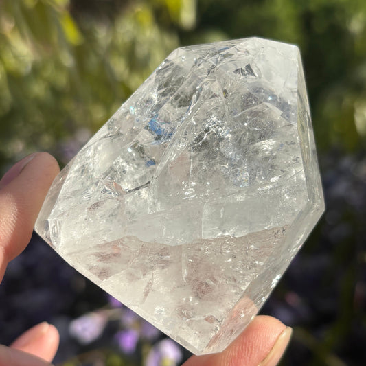 Crackled Clear Quartz Point 188g - Aether & Element