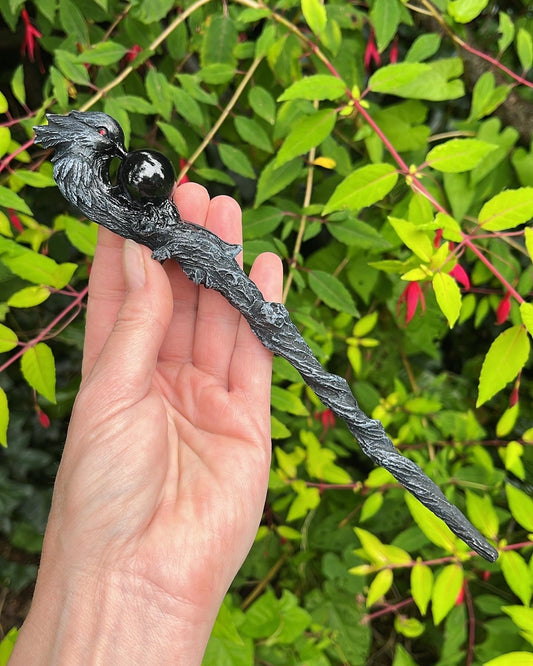 Dark Raven Wand - Aether & Element