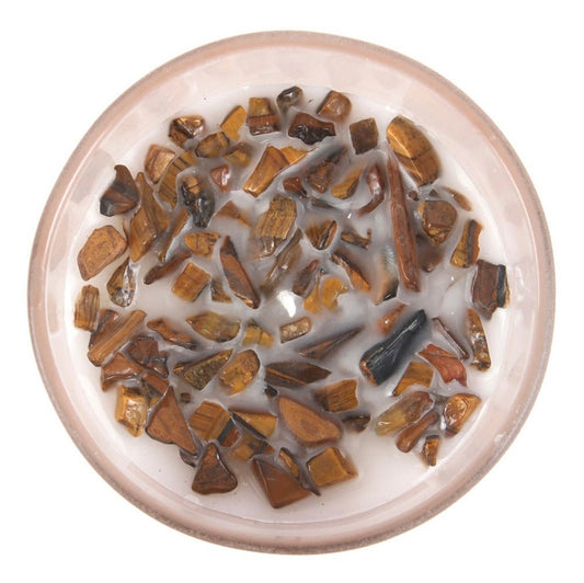 Full Moon Eucalyptus Crystal Chip Candle - Aether & Element