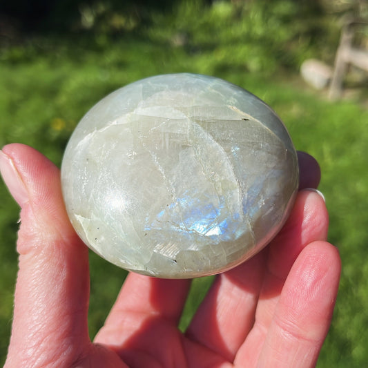 Garnierite - Green Moonstone Palmstone | A - Aether & Element
