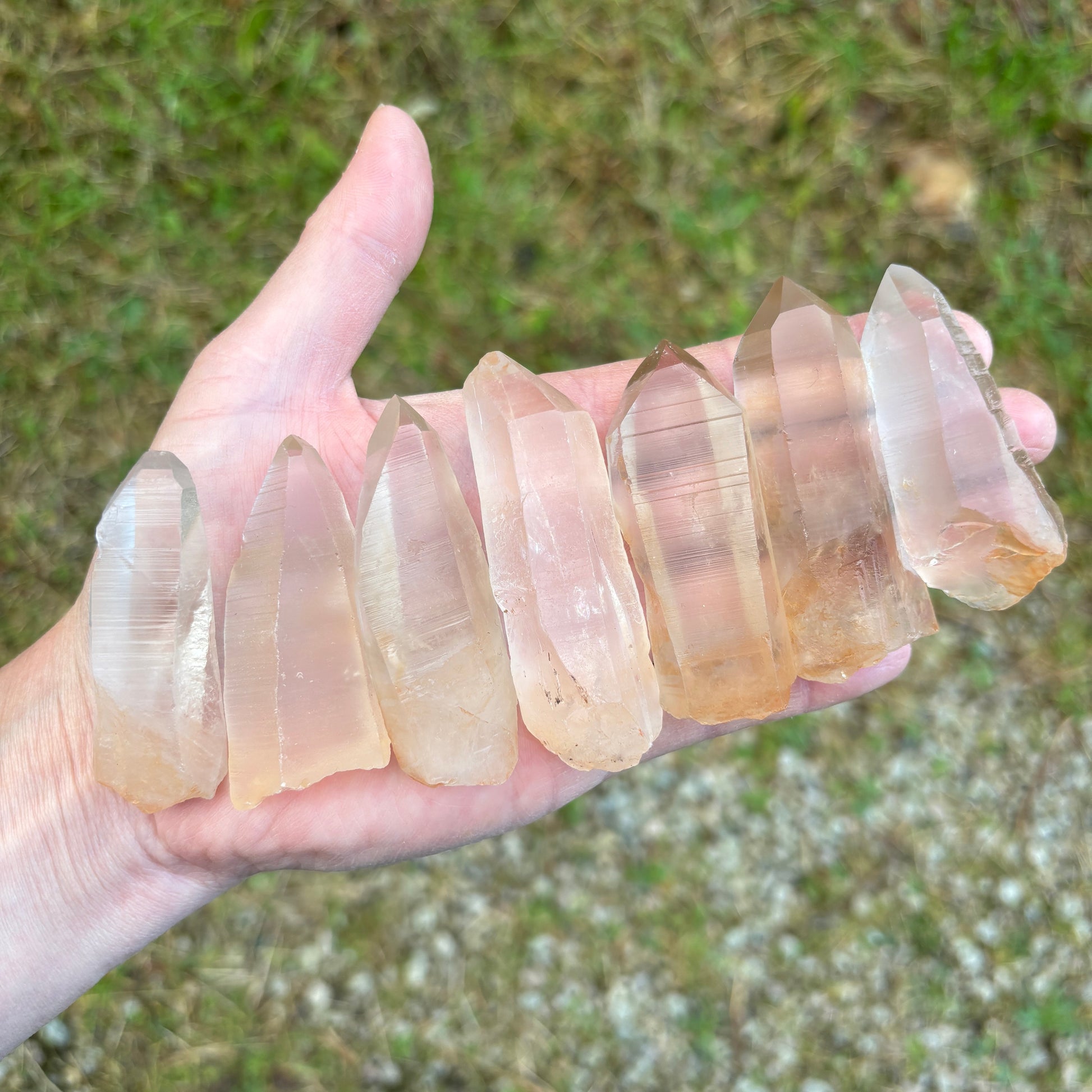 Golden Lemurian Quartz Raw Crystal (Intuitively Chosen) - Aether & Element