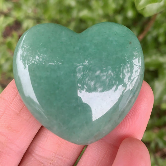 Green Aventurine Heart - Aether & Element